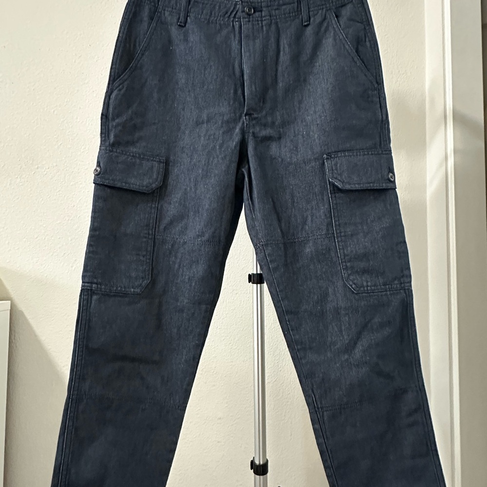 Men's Blue Cargo Pants